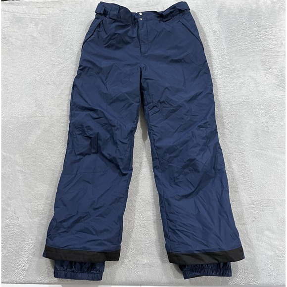 Columbia Ski Pants Men XL Regular Omni-Tech Blue Waterproof Breathable Snowboard - Picture 1 of 9